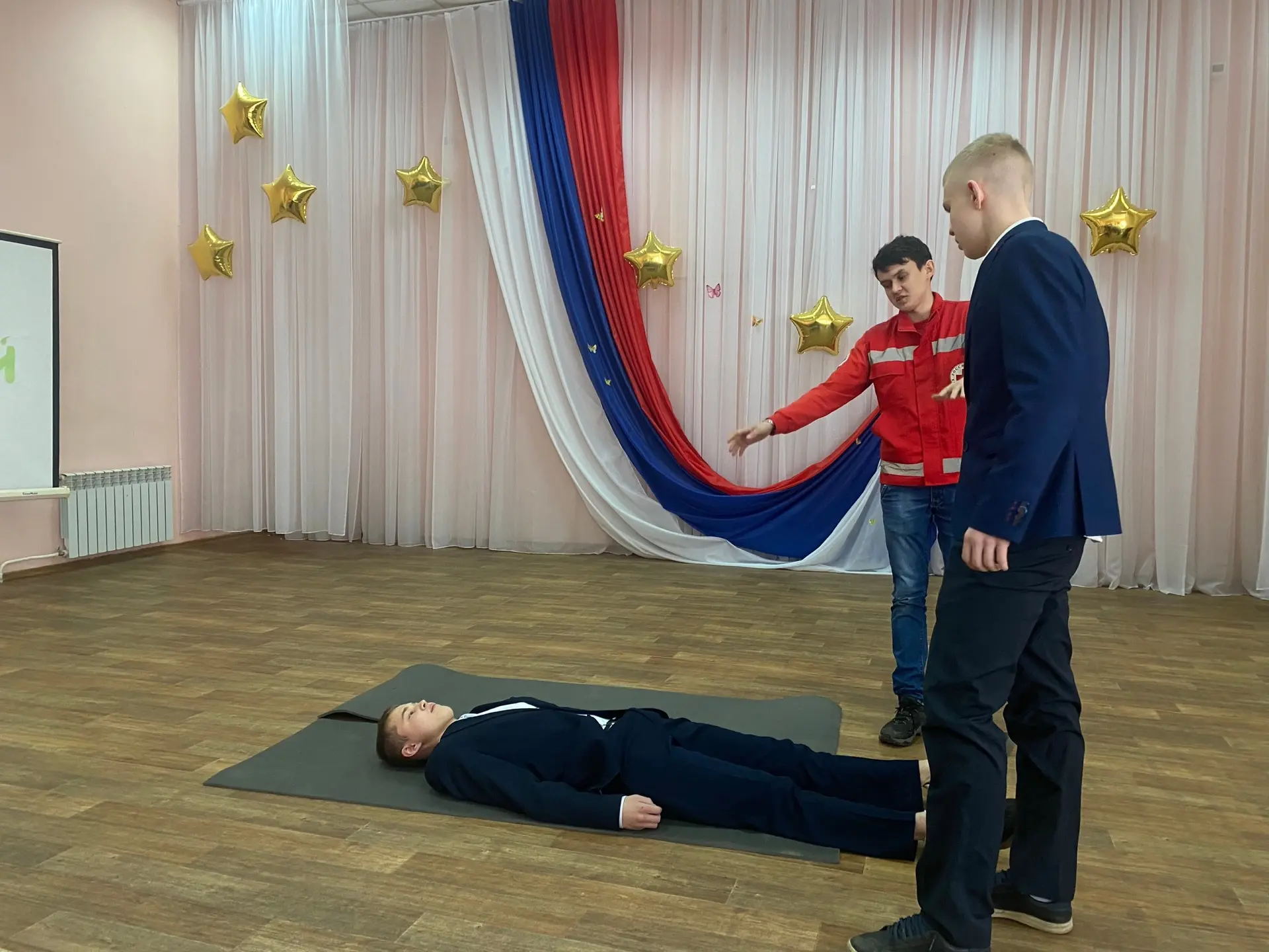 29 апреля к нам в гости пришли сотрудники Международной организации «Красный крест». Для обучающихся