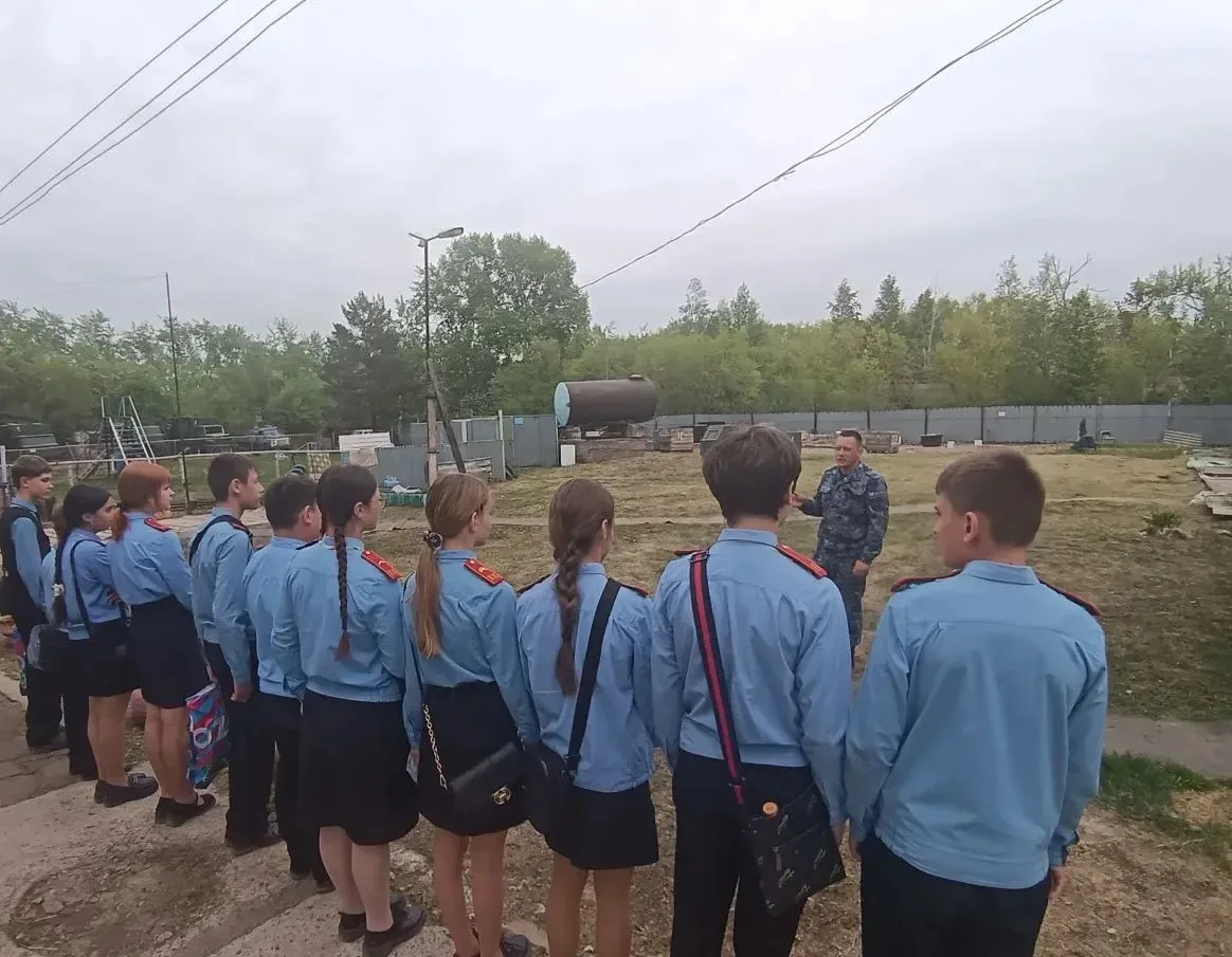 28.05.2026 кадеты 7А класса посетили Исправительную колонию #7. Ребята осмотрели помеще...