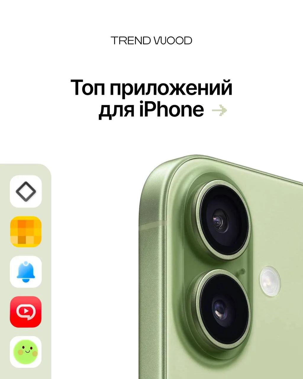 Топ приложений для iPhone

Недавно клиенты в магазине попросили наших менеджеров посоветовать прилож