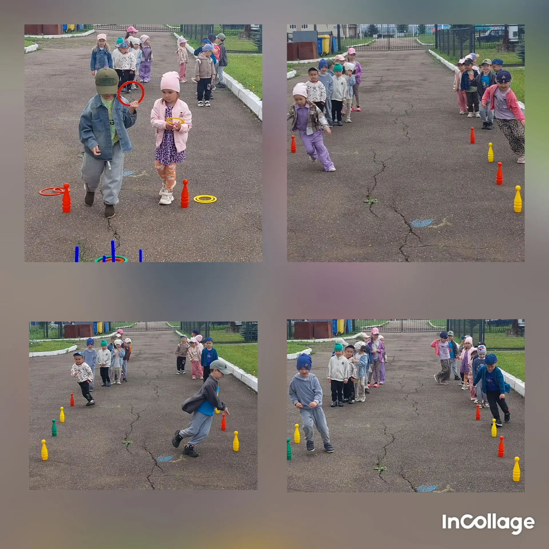 В нашем детском саду прошло спортивное развлечение "Лето для здоровья" для ребят из разных возрастны