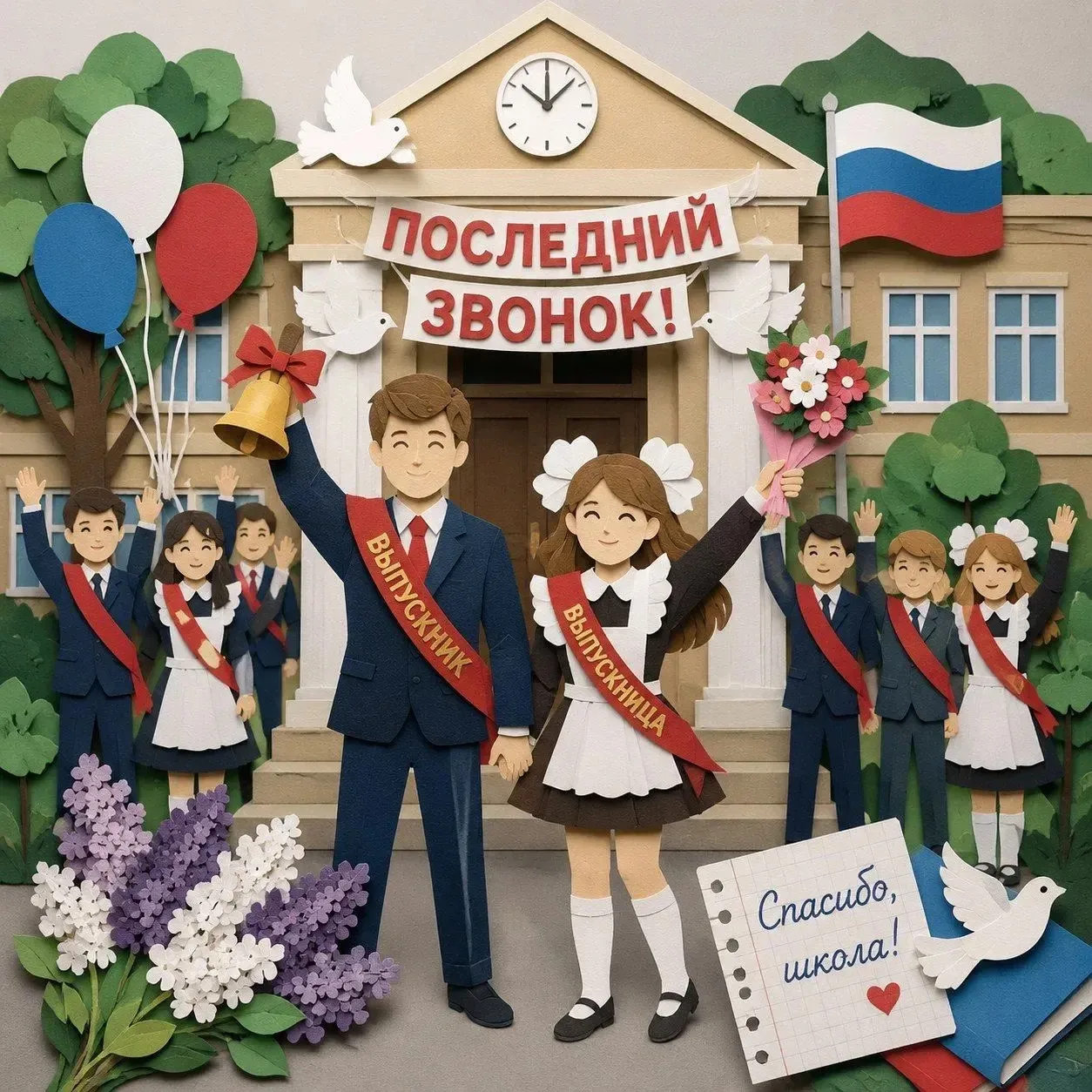 «Последний звонок» уже совсем близко!  Совсем скоро школьные коридоры опустеют, а звонки на перемену