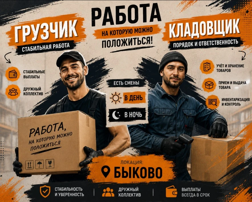 🔥СРОЧНО ТРЕБУЮТСЯ НА СКЛАД электротоваров СИТИЛИНК 🔥

📦 КЛАДОВЩИК
💰 Зарплата: 6000₽ / за смену в