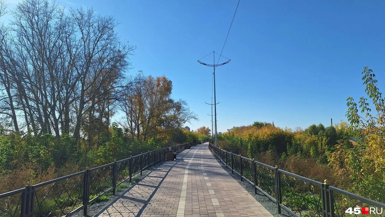 В Кургане продлили набережную вдоль Тобола