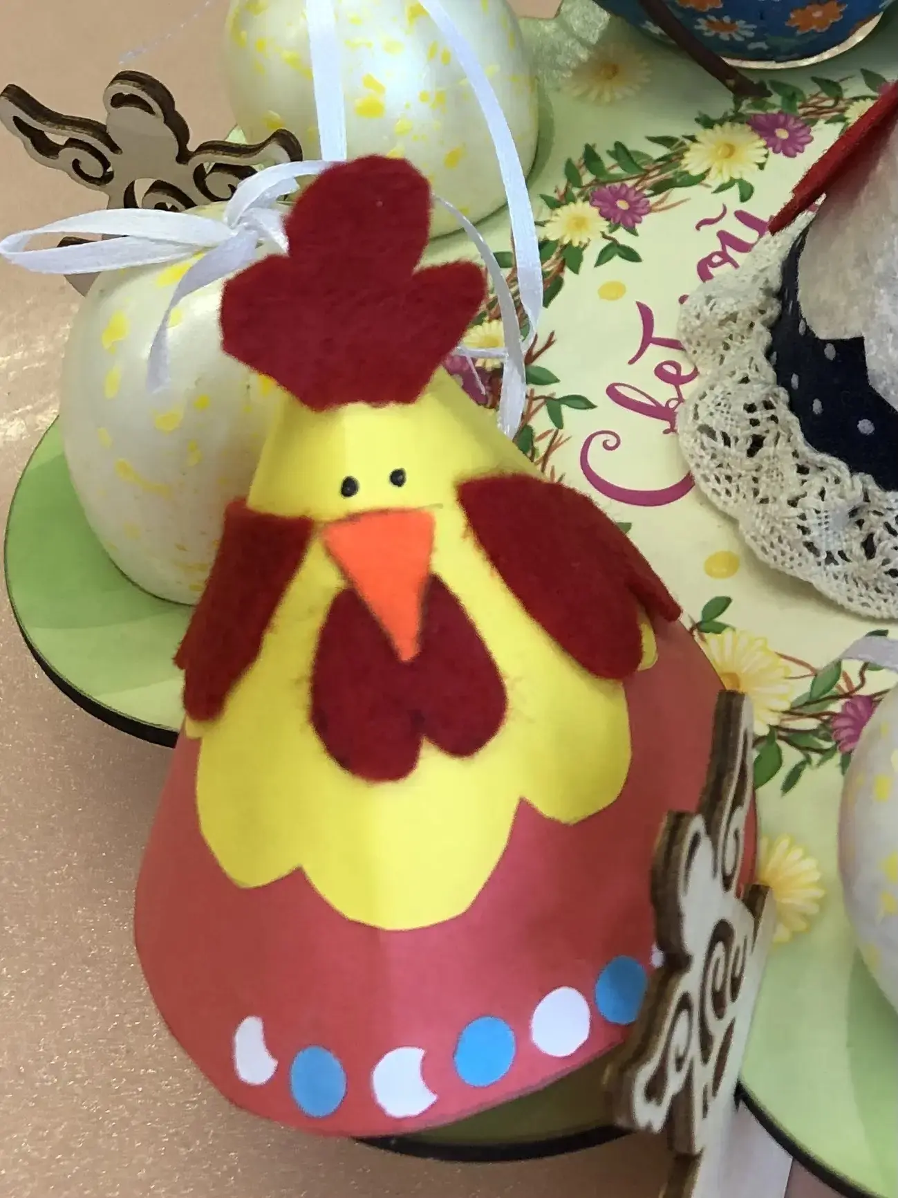 Актив школьного музея  провел мастер -класс по изготовлению «Пасхального украшени» во 2г классе. Дет