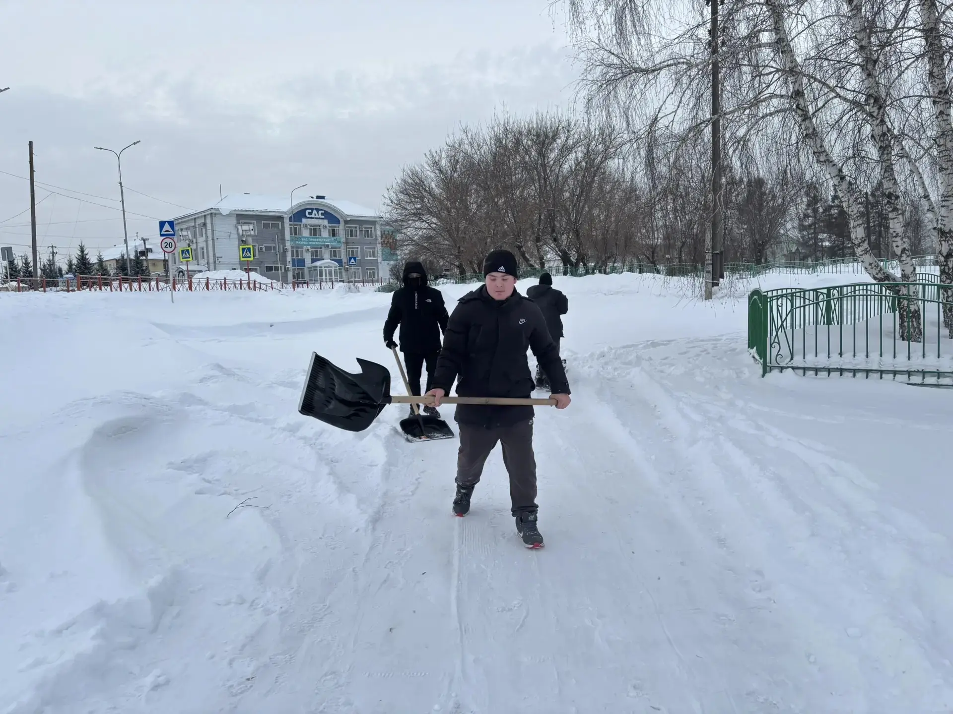 Субботник по уборке снега ⛄