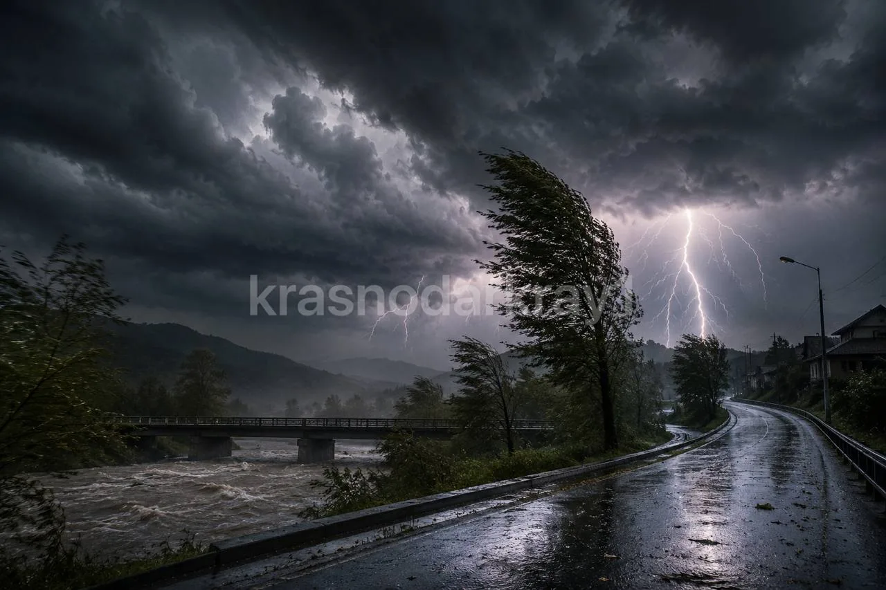 ⛈ Штормовое предупреждение на Кубани продлили до 22 мая  Непогода в Краснодарском крае задержится ещ