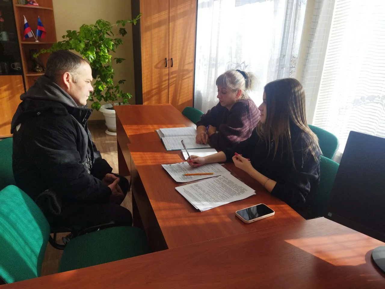 📣В филиалах Республиканского центра социальной защиты населения совместно с Фондом «Защитники Отечес