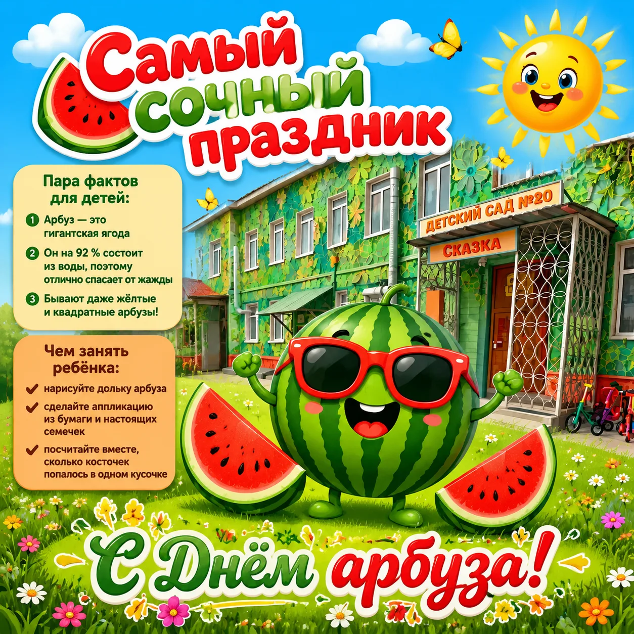 За что мы любим август? 🍉