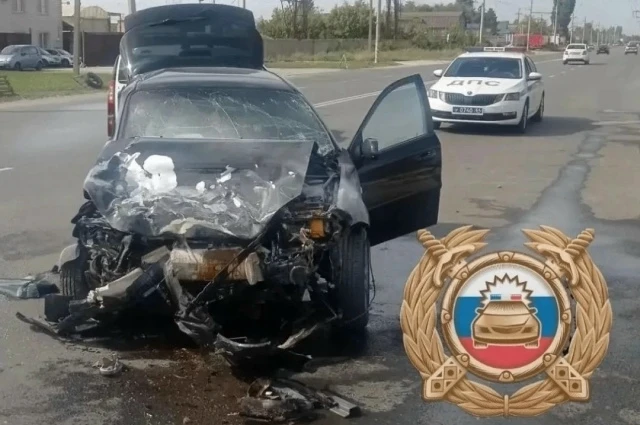 В ДТП двух иномарок под Саратовом пострадал молодой водитель