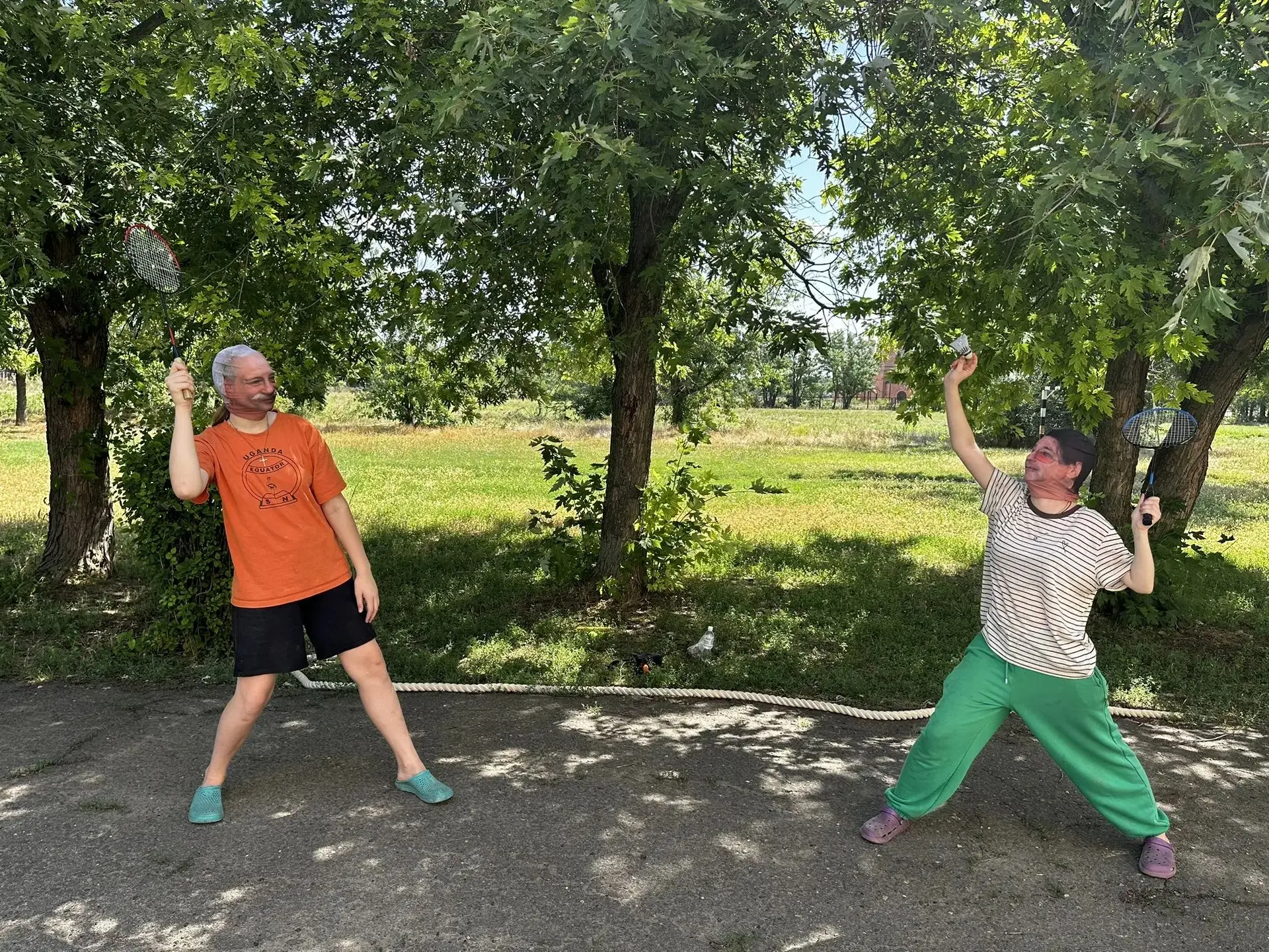 27 июля на нашей спортивной площадке произошло событие. Ребята перевоплотились в звезд ...
