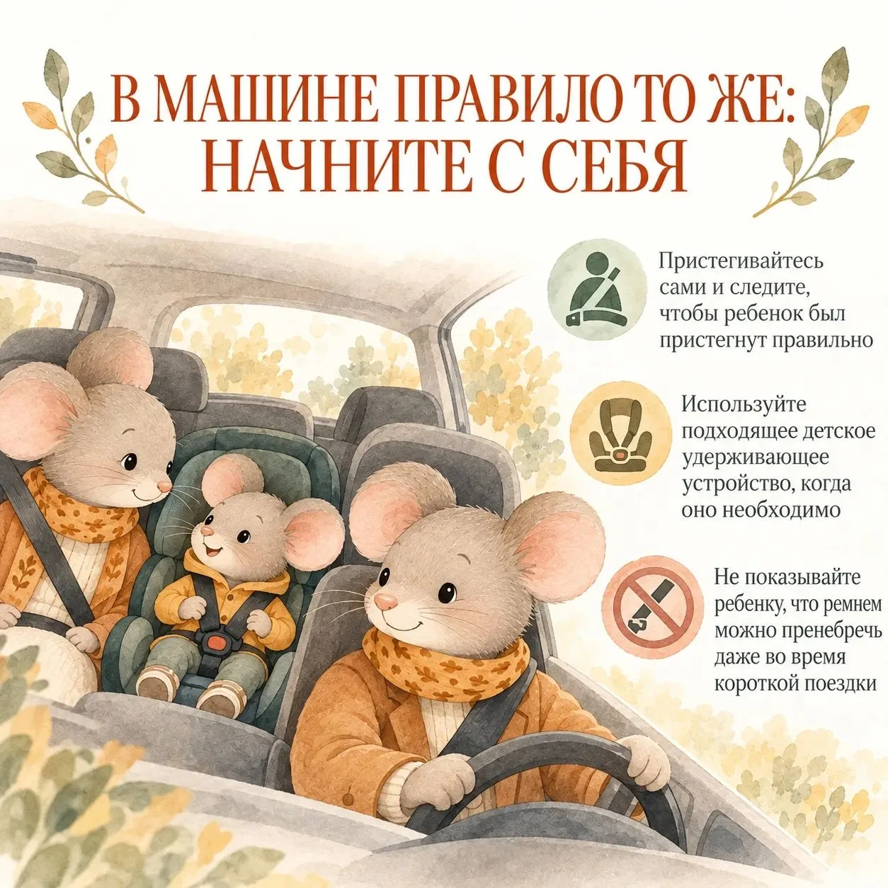 🚦 Безопасное поведение становится привычкой, когда ребенок видит его каждый день