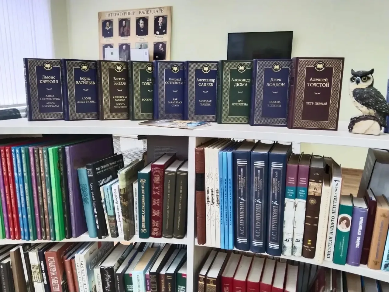 Наши выпускники сделали по-настоящему ценный подарок школьной библиотеке — целую коллекцию художеств