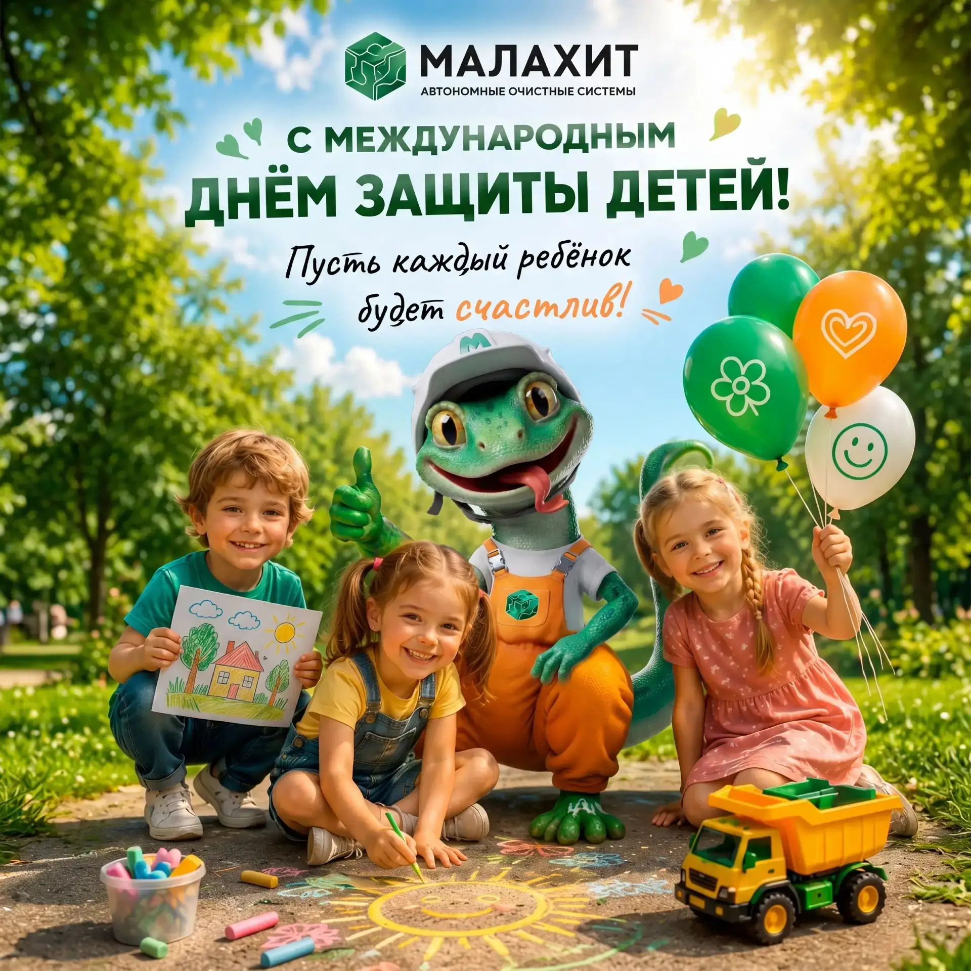 🌈 С Международным днём защиты детей! 🎈

Дети — это самое ценное, что есть в нашей жизни. Их искрен