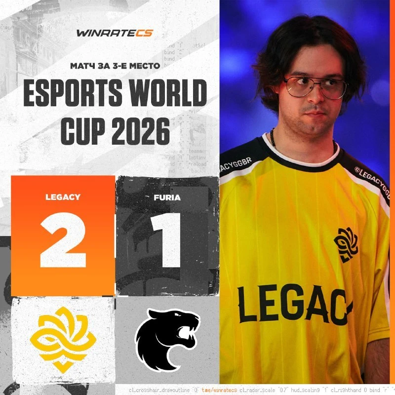 🥉🇧🇷 LEGACY ЗАНИМАЮТ 3-Е МЕСТО НА EWC 2026
