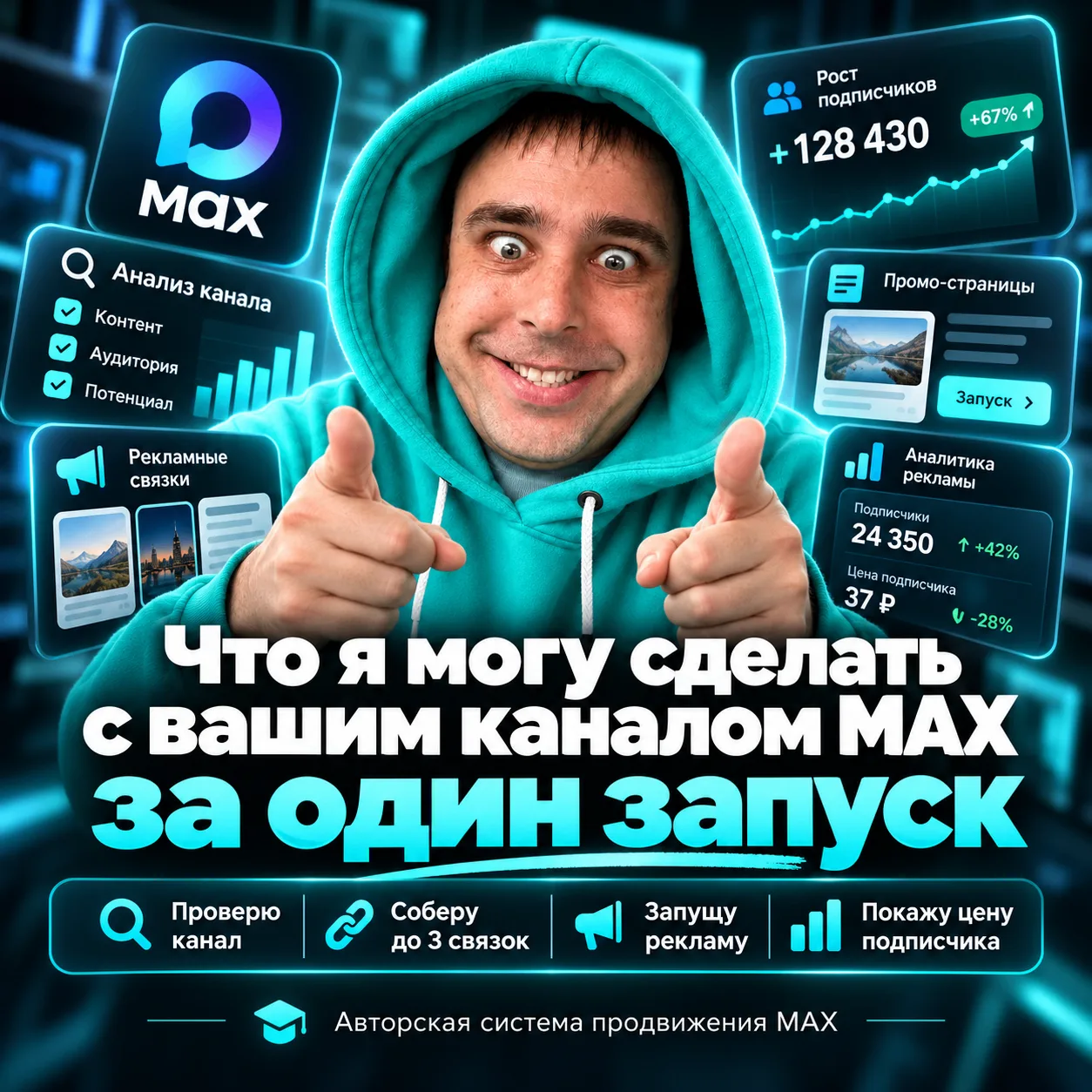 Что теперь я могу сделать с вашим каналом MAX за один запуск