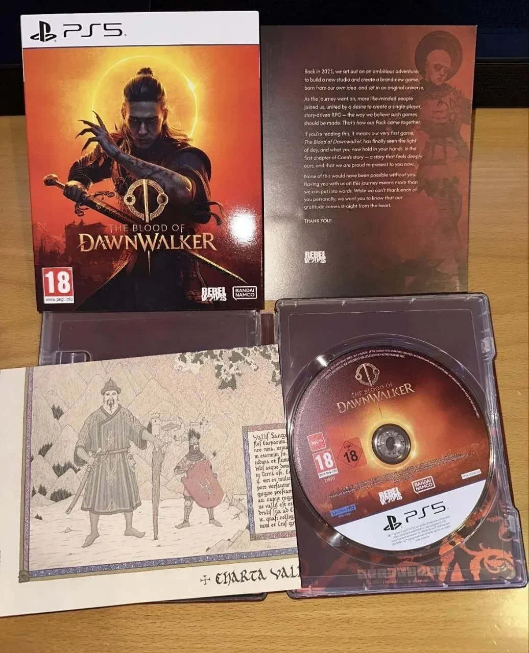 Так выглядит физическое издание The Blood of Dawnwalker