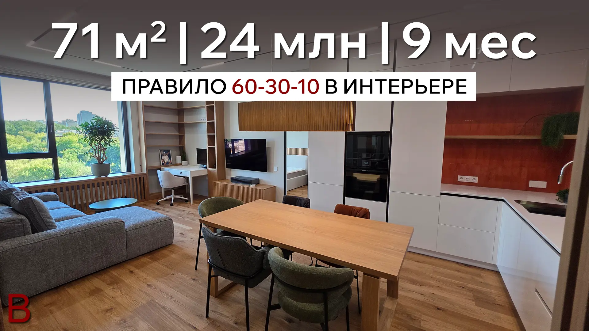 71 м² | 24 млн | 9 мес