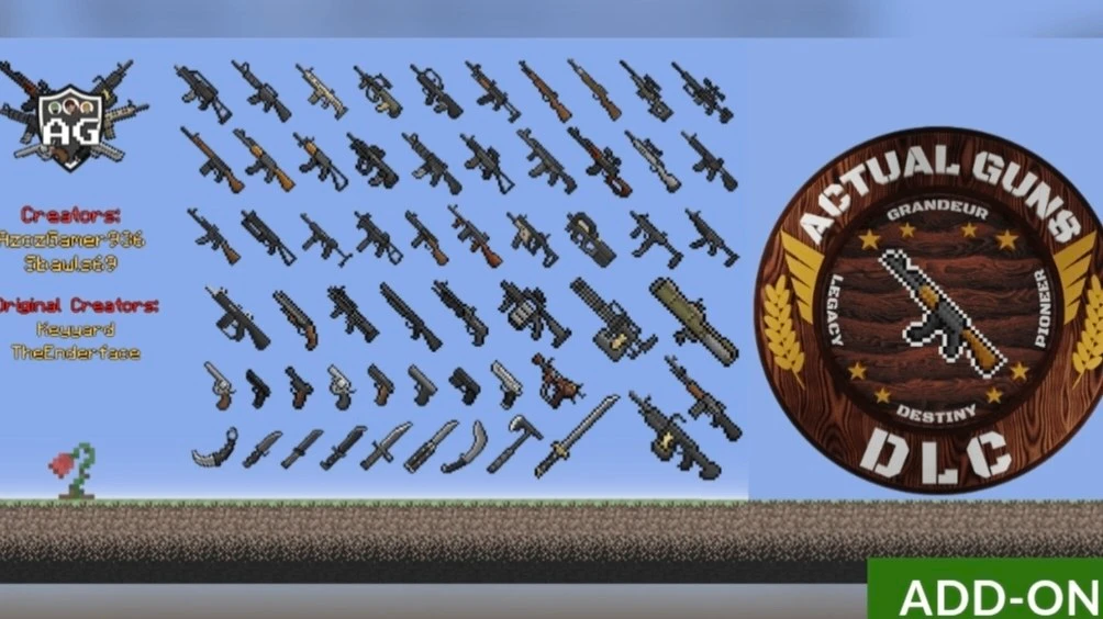 Аддон Actual Guns + Old DLC