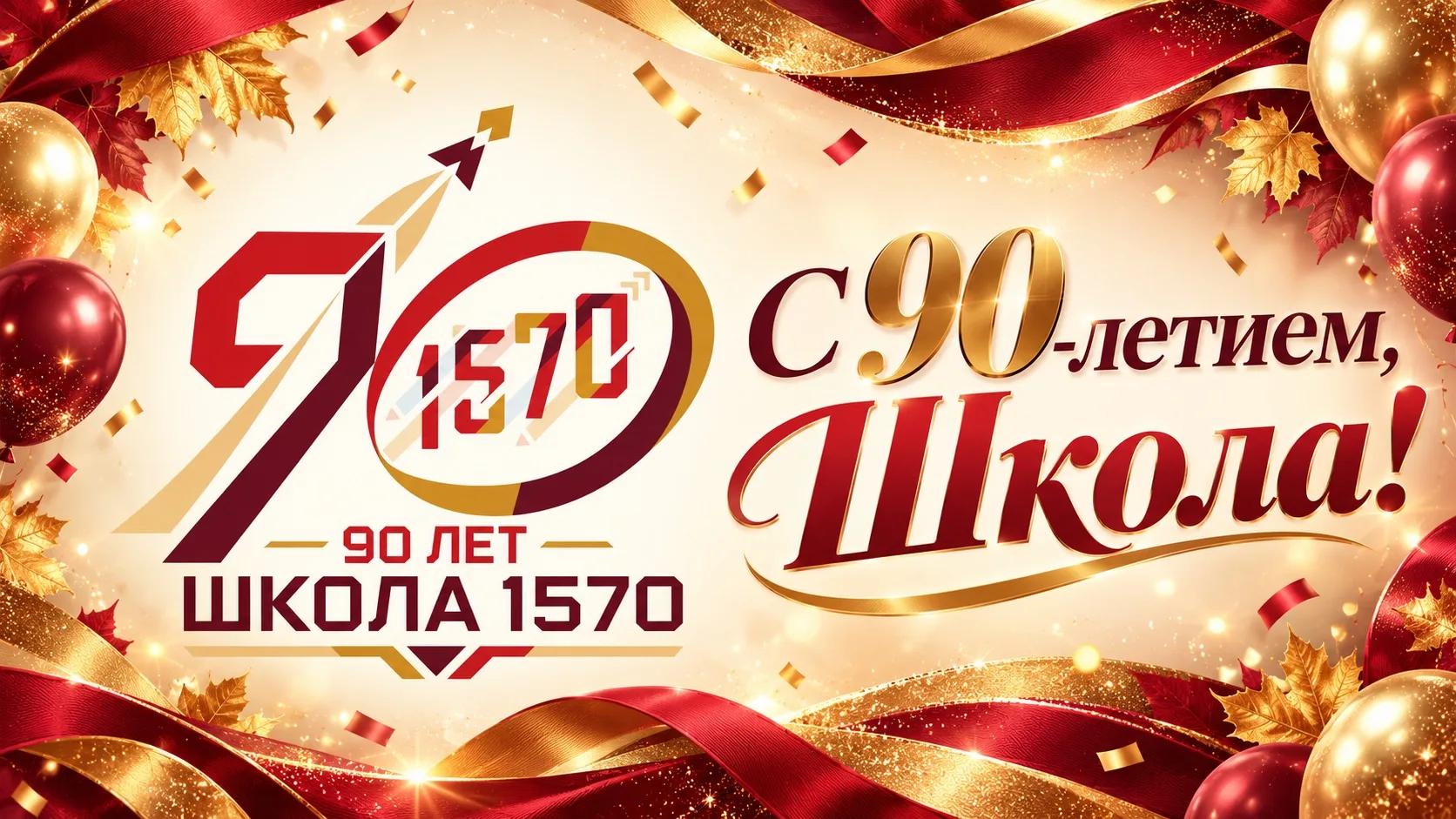 С ЮБИЛЕЕМ, ШКОЛА № 1570!