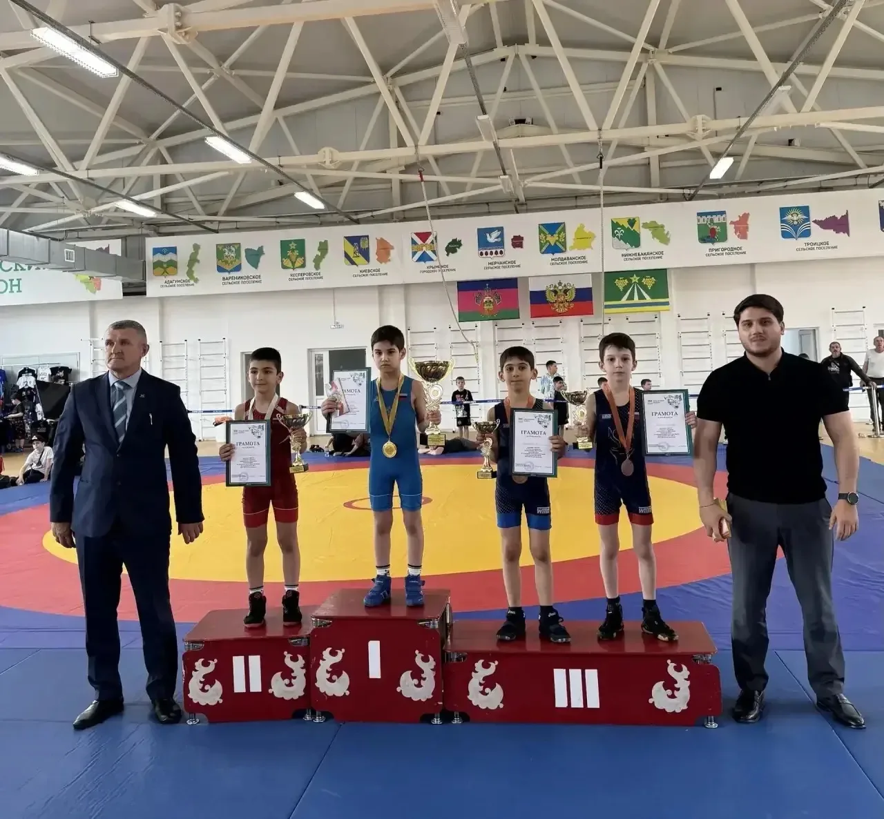 🔥 Открытое первенство МО Крымский район по спортивной борьбе 🔥  📆С 15 по 17 мая в г. Крымск прошло о