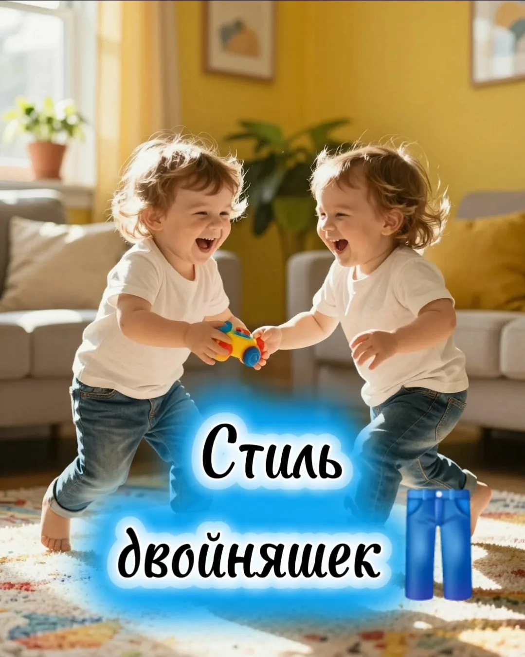 Стиль двойняшек в 3 года