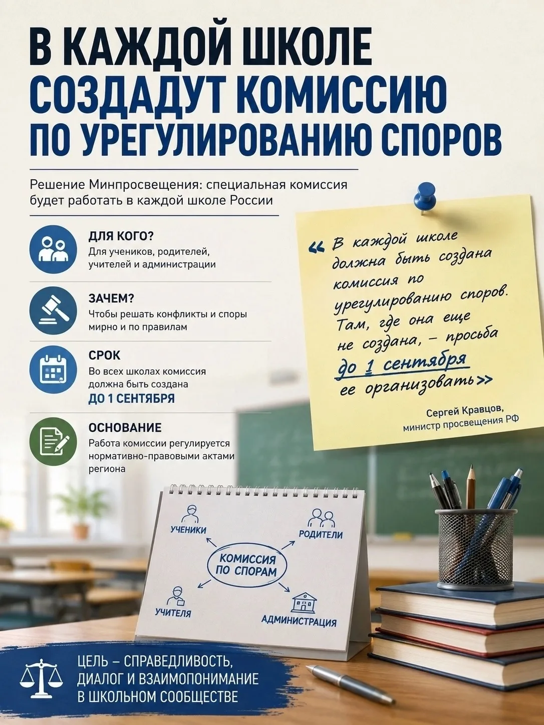 Спор в школе теперь — через комиссию: что изменится для родителей, учеников и учителей