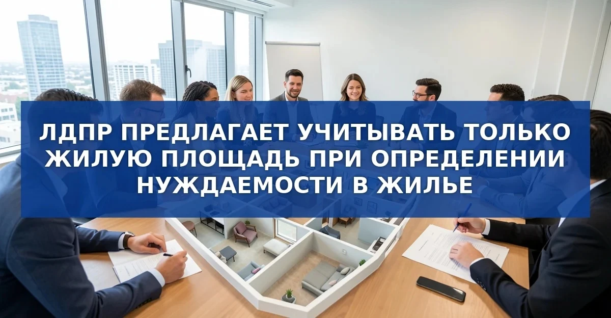 Новая инициатива ЛДПР по пересмотру критериев нуждаемости в жилье