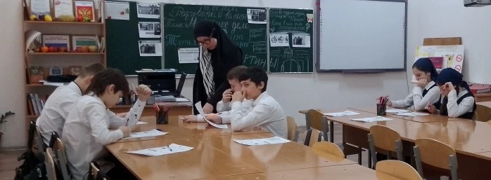 В МБОУ "СОШ № 24" г. Грозного проведены разговоры о важном.