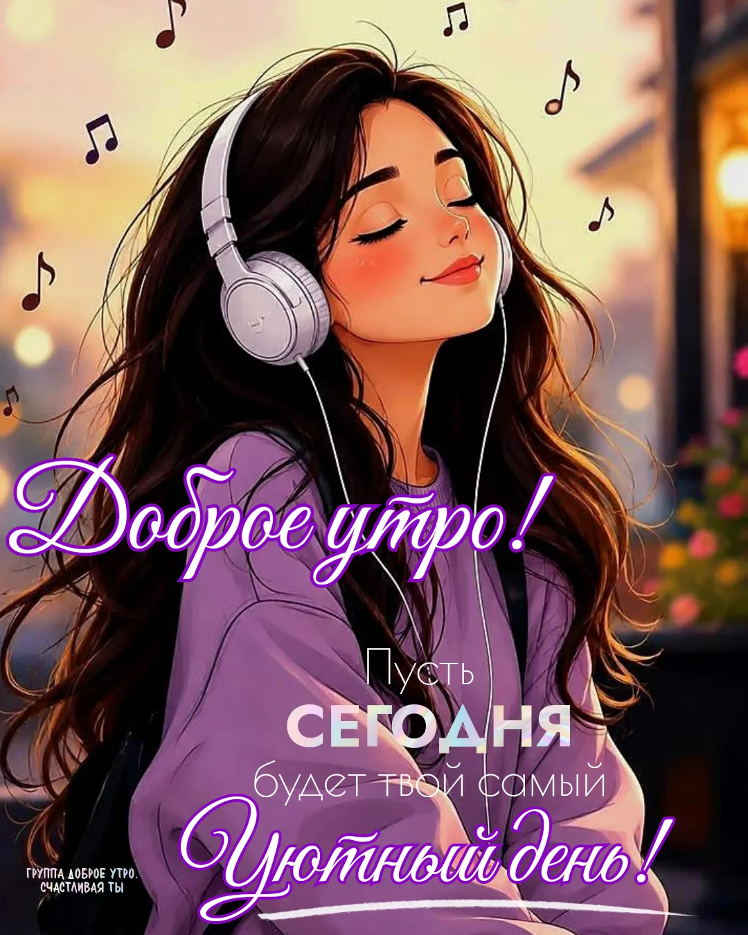 Пусть будет утро доброе твое,