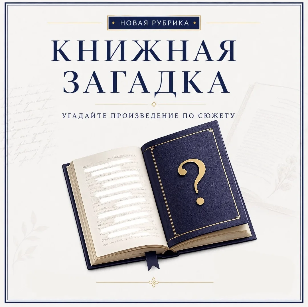📚 Книжная загадка

Сможете узнать произведение по одному только сюжету?

Мы убрали имена героев, на