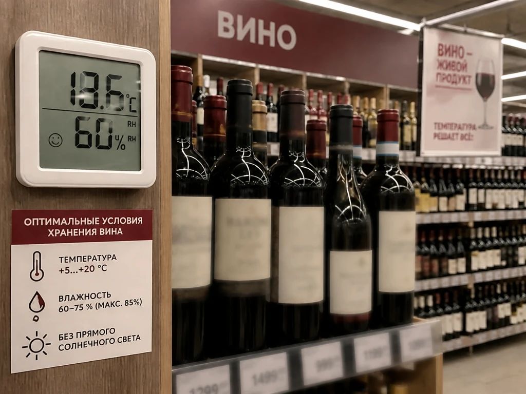 Вино — живой продукт, который развивается даже в бутылке. Нарушение температурного режи...