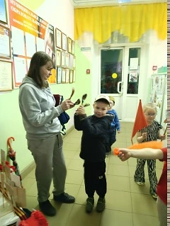 Традиционная Лестница Победы в нашем детском саду