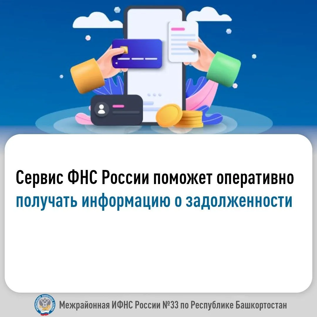 Сервис ФНС России поможет оперативно получать информацию о задолженности
 
Получить оперативную помо
