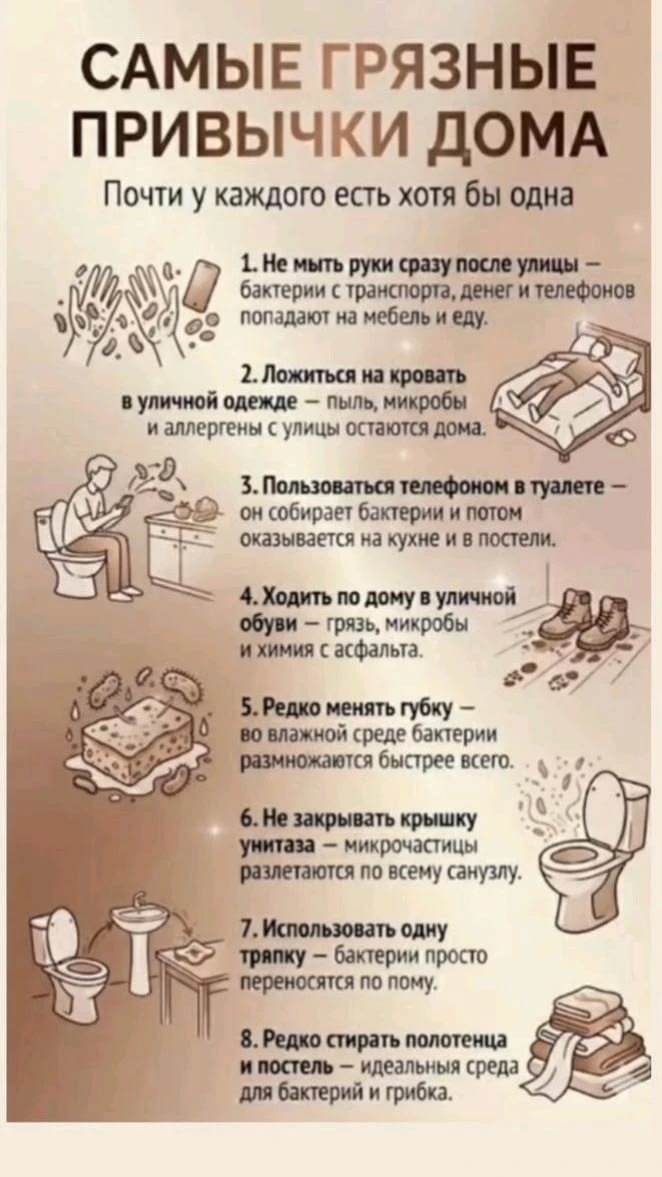 🛑 Признавайтесь: какая из этих привычек есть у вас?

Кажется, что дом — это наша крепость, где абсо