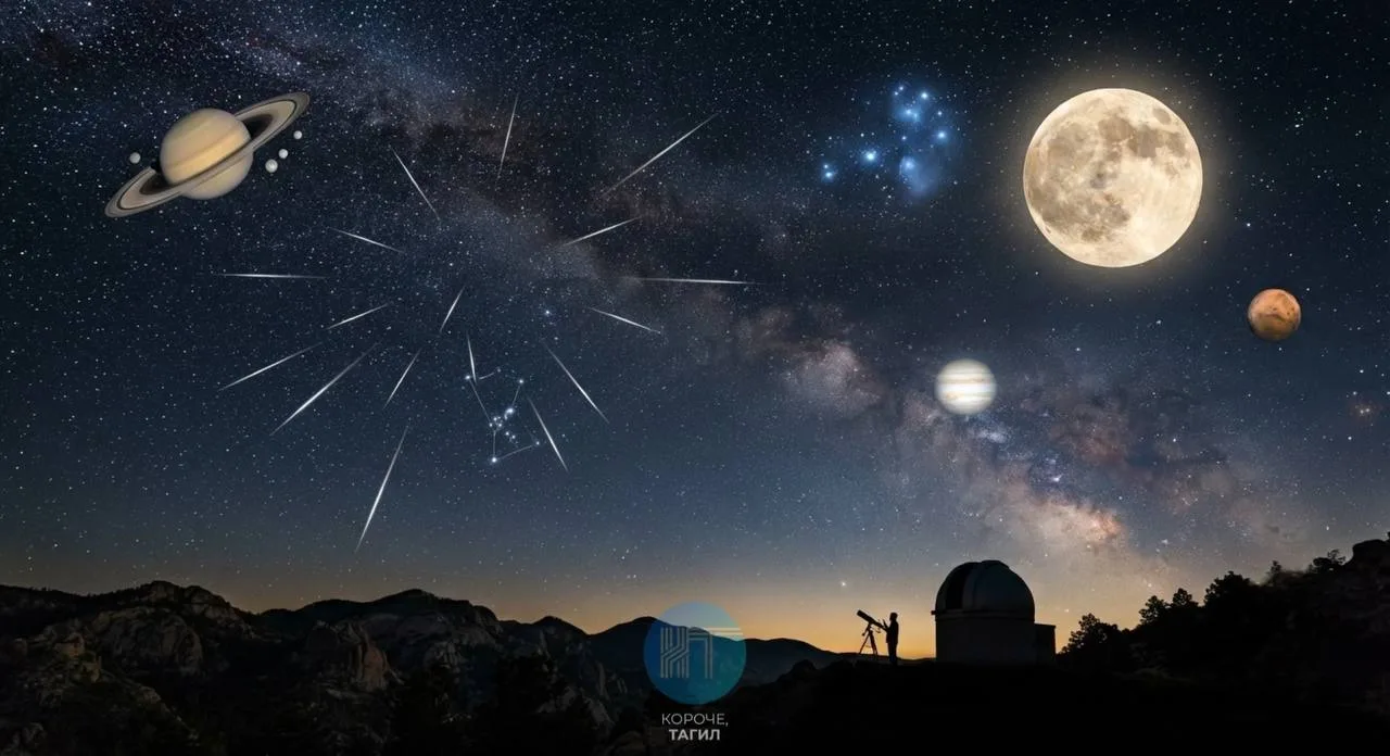 🌌 Сатурн, звездопад и Луна Охотника: что смотреть в небе в октябре?