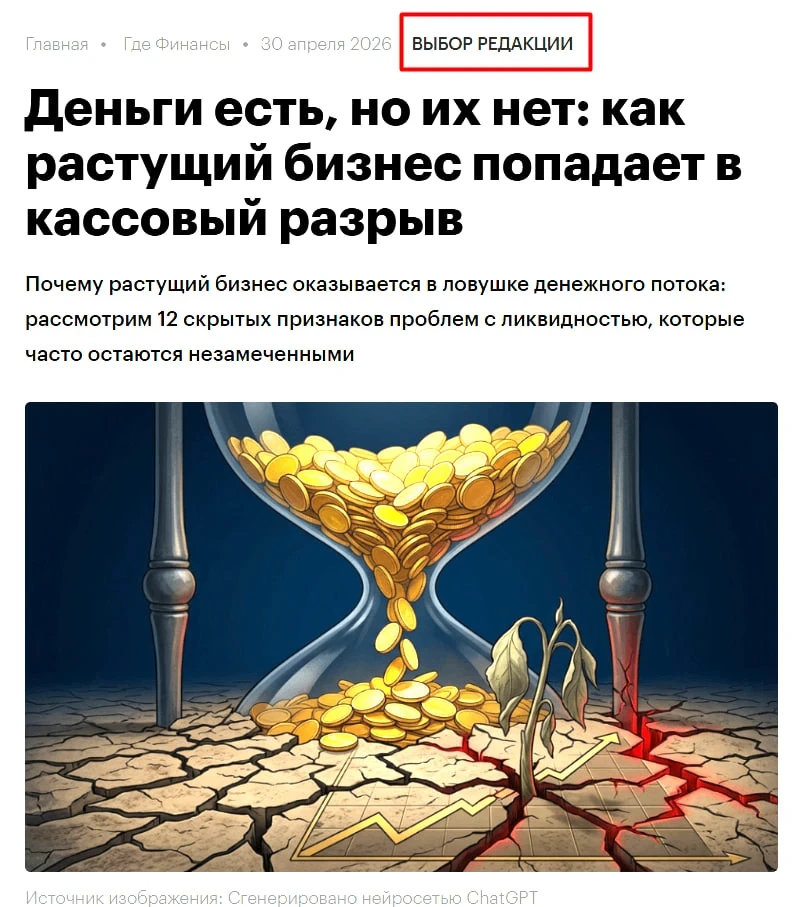 Деньги есть, но их нет: как растущий бизнес уходит в кассовый разрыв