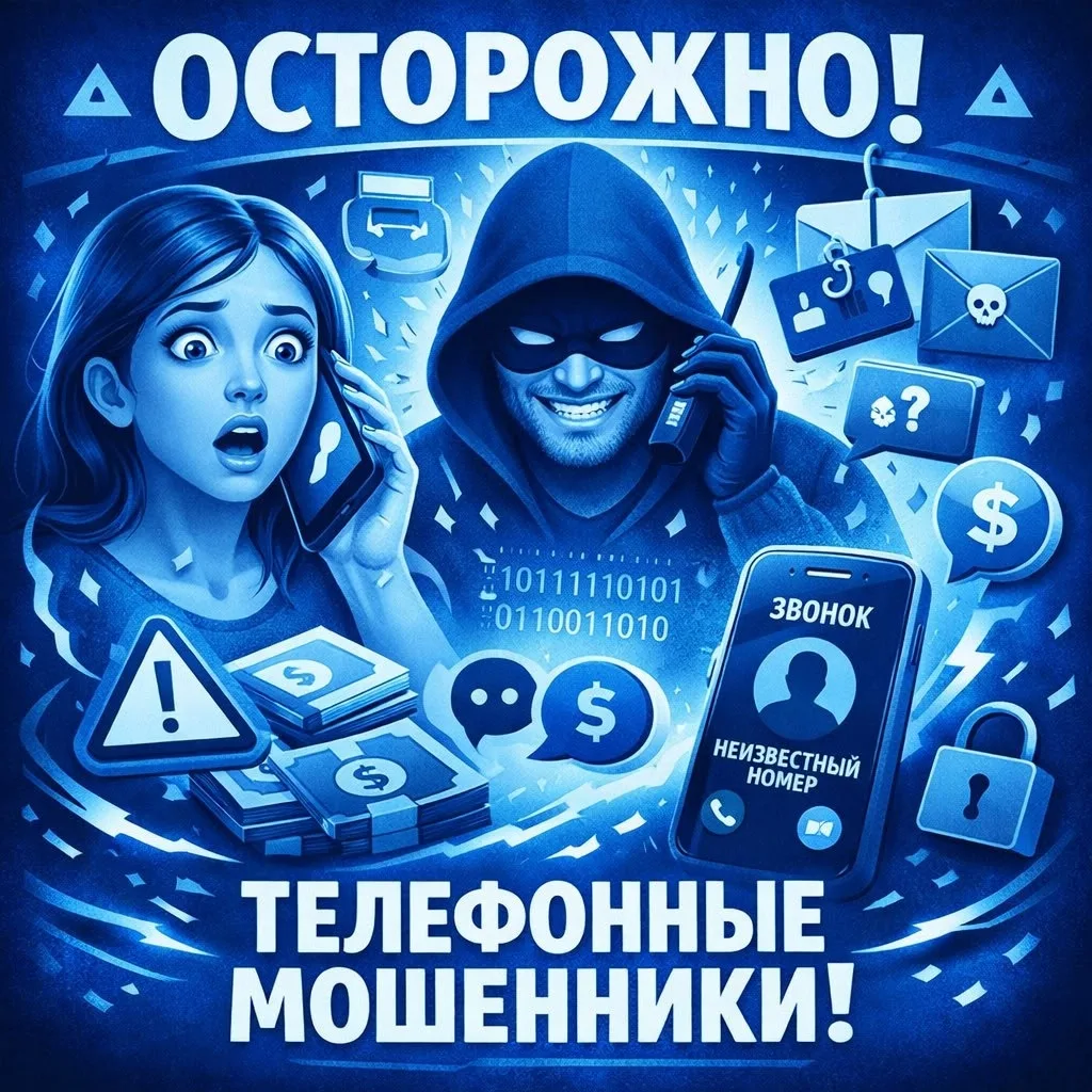 🔹На территории Коченевского района произошел рост телефонных мошенничеств. Чтобы не попасться на уло
