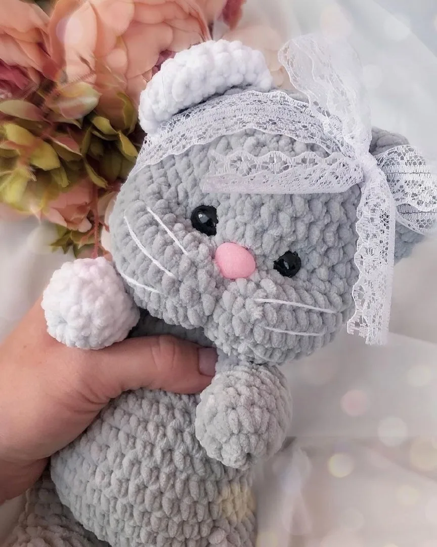 Схема амигуруми «Котенок»