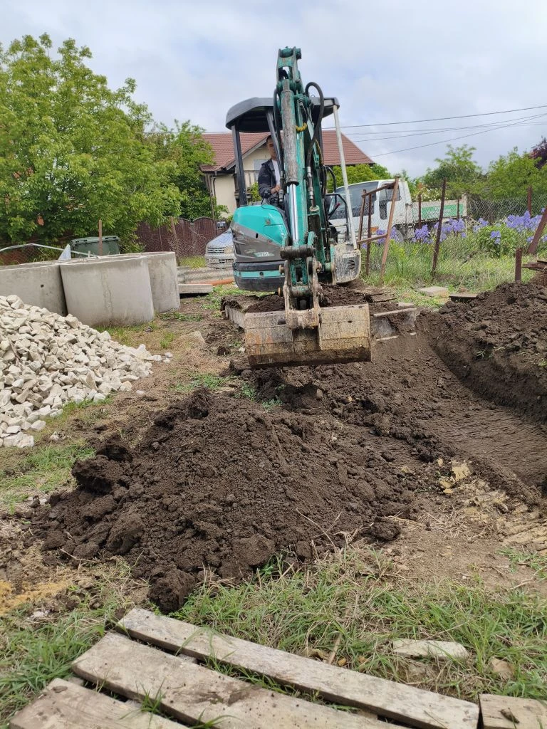Монтаж переливного септика п. Пятихатки