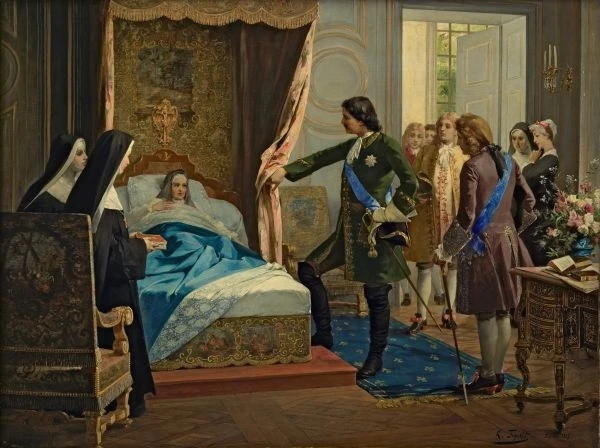 🧛🏻‍♀️ Петр I и черная королева Франции.
Император Петр I побывал в гостях "Черной королевы" Франци