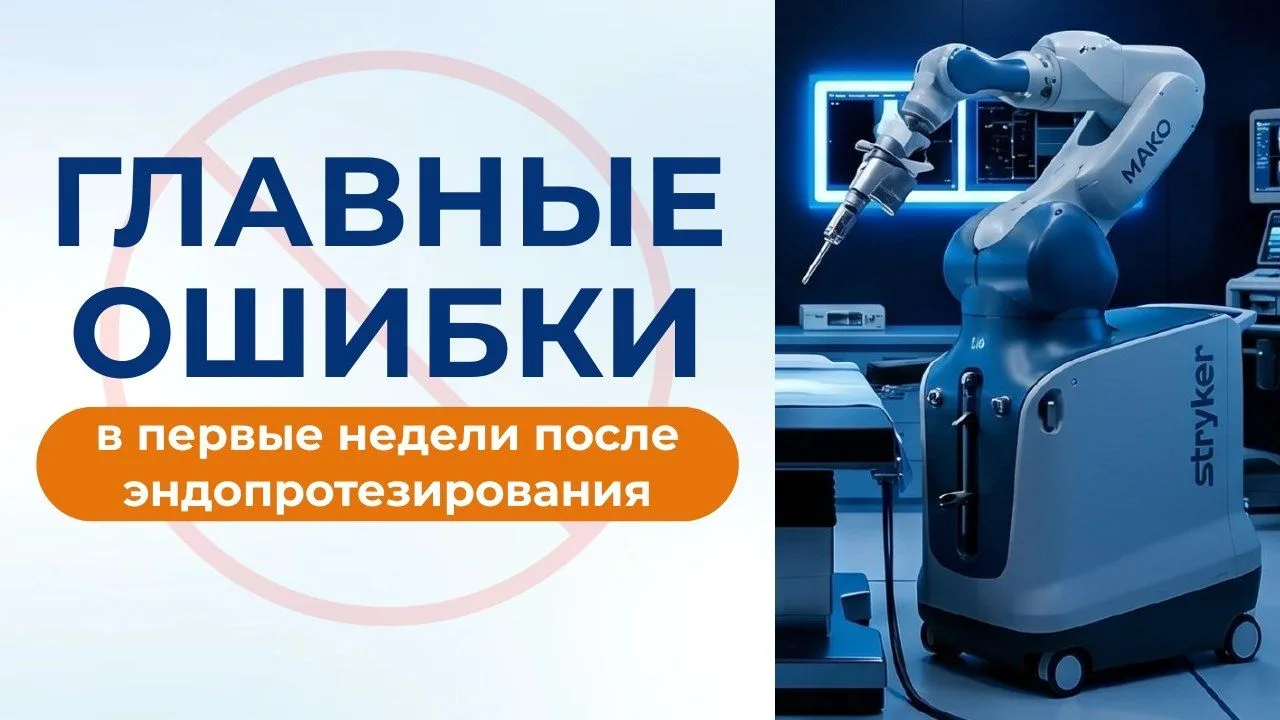 ПОСЛЕ ЭНДОПРОТЕЗИРОВАНИЯ: главные ошибки в первые недели ⚠️