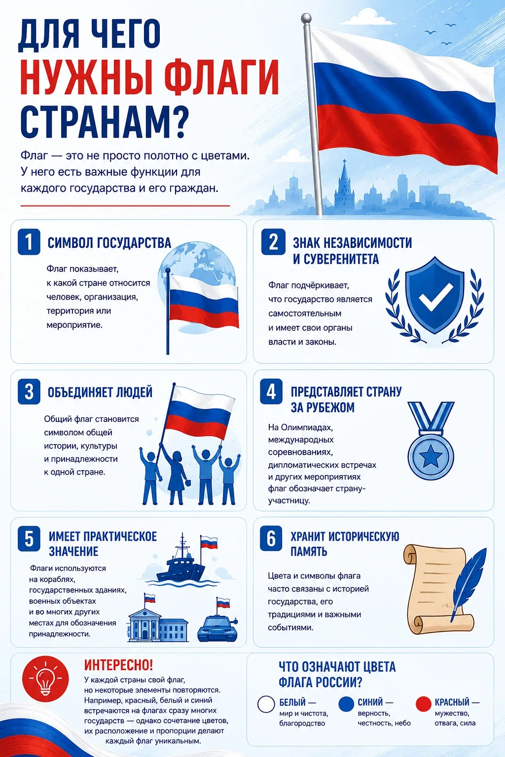 Для чего нужны флаги странам?