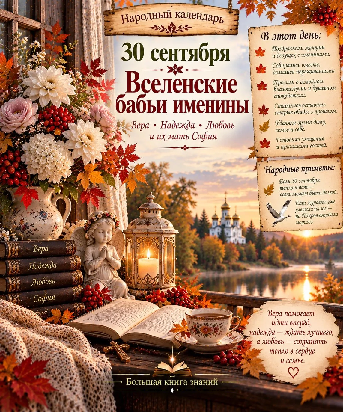 🌸 30 сентября — Вселенские бабьи именины