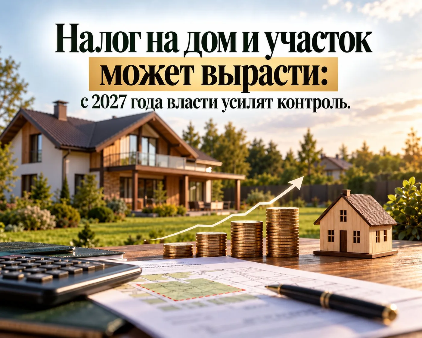 🏠 Налог на дом и участок может вырасти: с 2027 года власти усилят контроль
