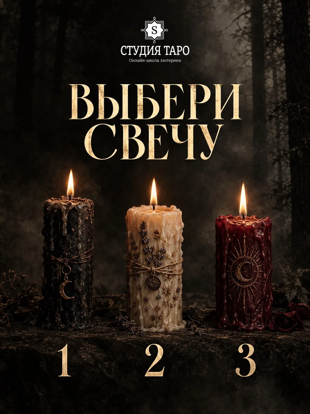 Выберите свечу и получите своё послание на день 🕯️