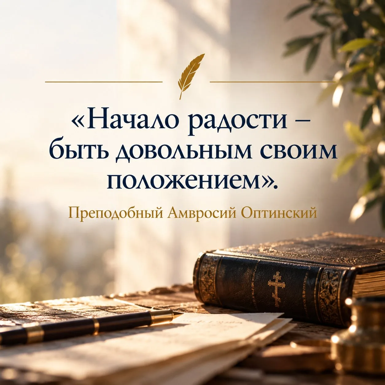 Доброго утра и благословенной недели.