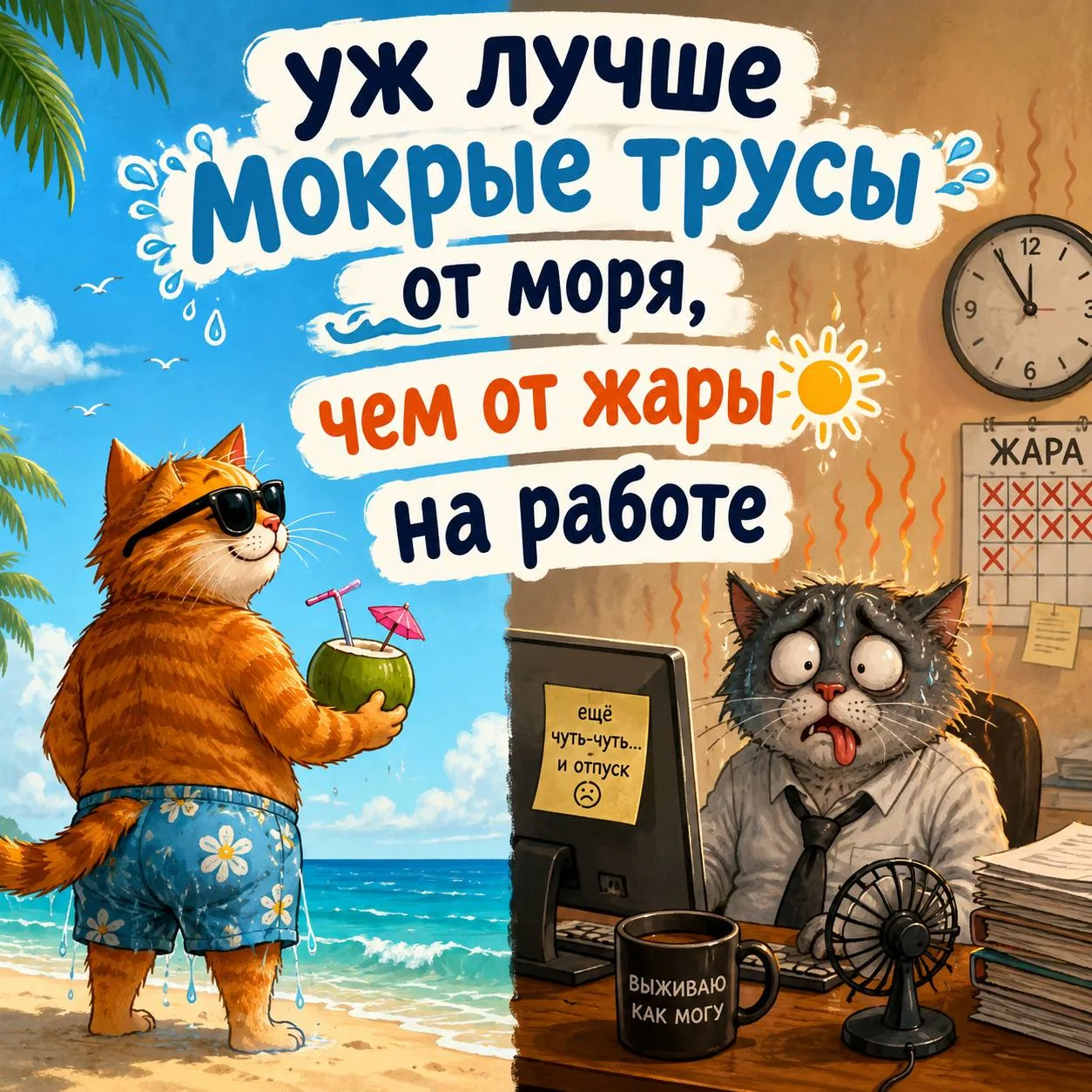 Работа была вчера. Работа будет завтра… А вот лето 2026 второй раз уже никто не выдаст. 😄

Так что 