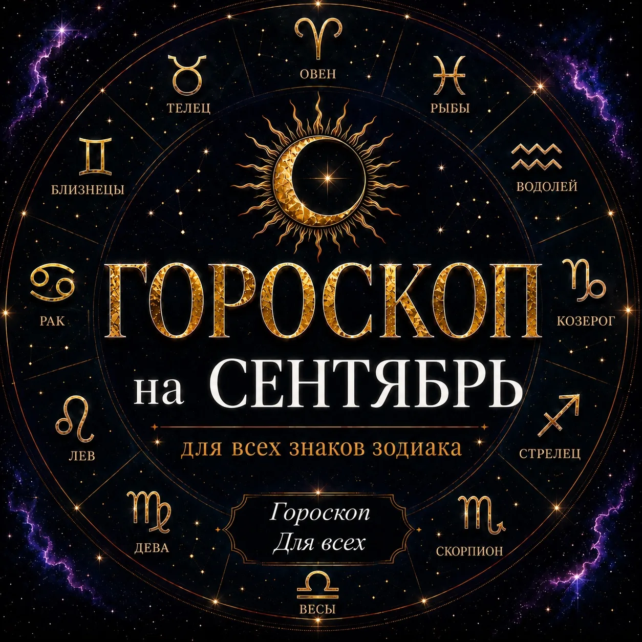 🔥Гороскоп на сентябрь ⚡️