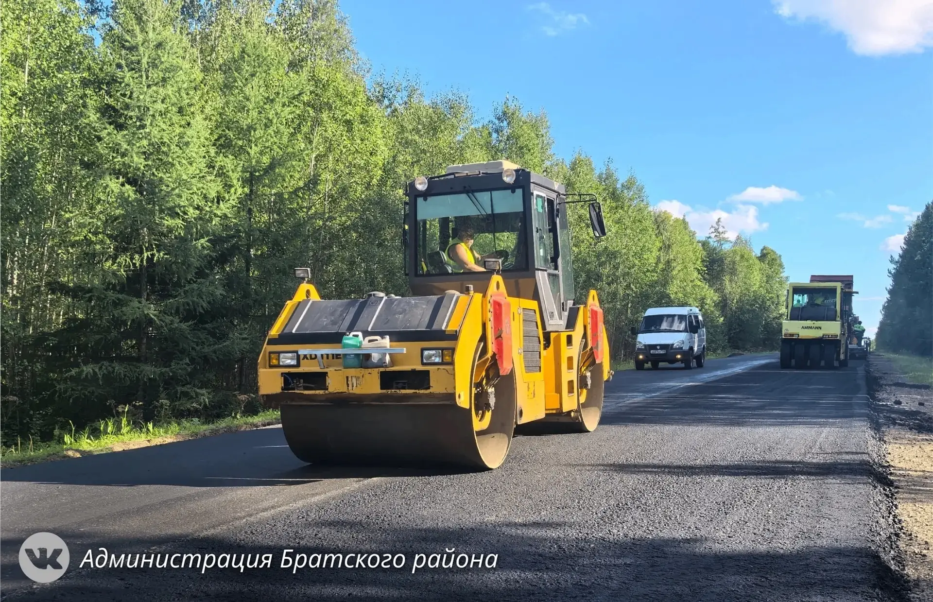 На федеральной автодороге «Вилюй» в пределах Братского района дорожные службы приступил...