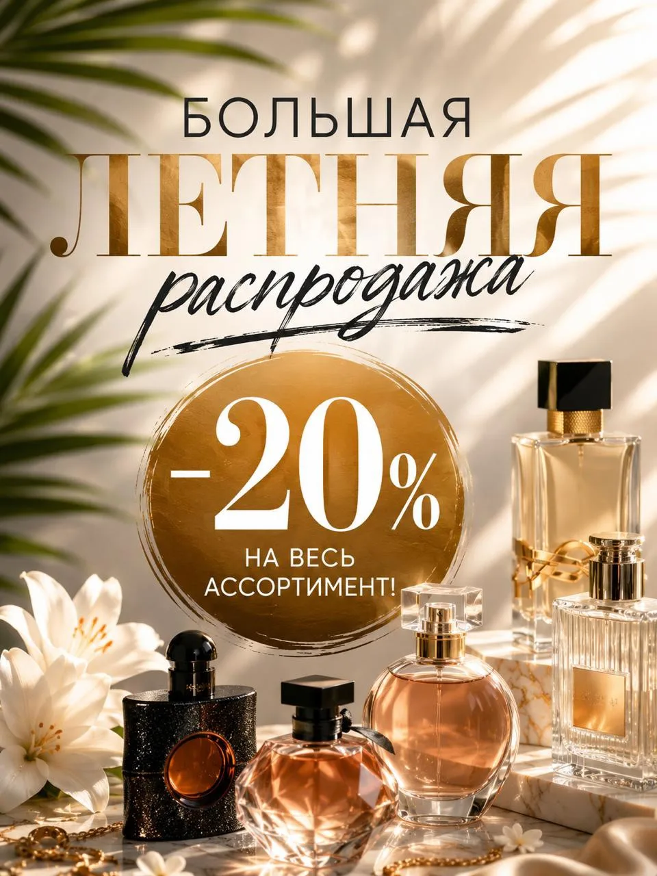 🔥 БОЛЬШАЯ ЛЕТНЯЯ РАСПРОДАЖА НАЧАЛАСЬ! ☀️

Друзья, только что приехала большая поставка ароматов спе